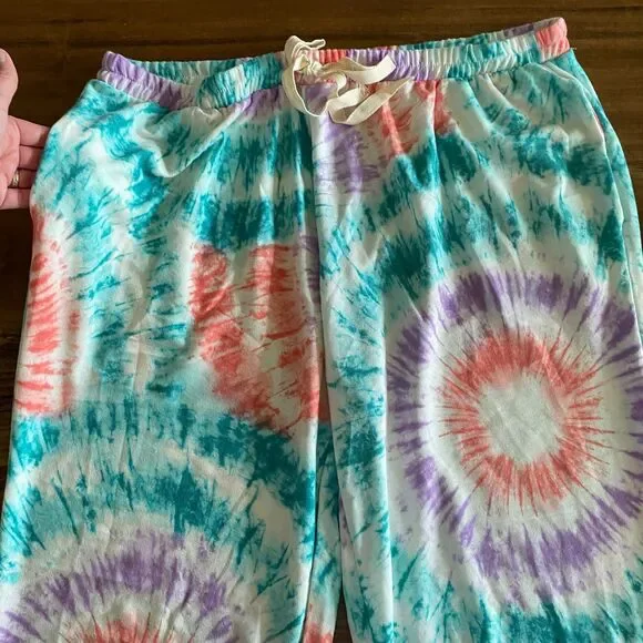 Chicsoul Tie Dye Lounge Set Women's 3XL Top/2XL Pants - Picture 6 of 13